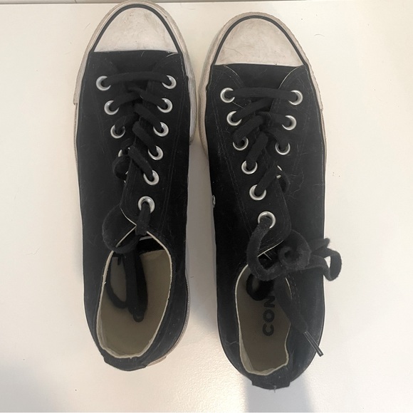 Black Chuck Taylor All Star Lift Platform Canvas - Size 8 - Picture 4 of 4